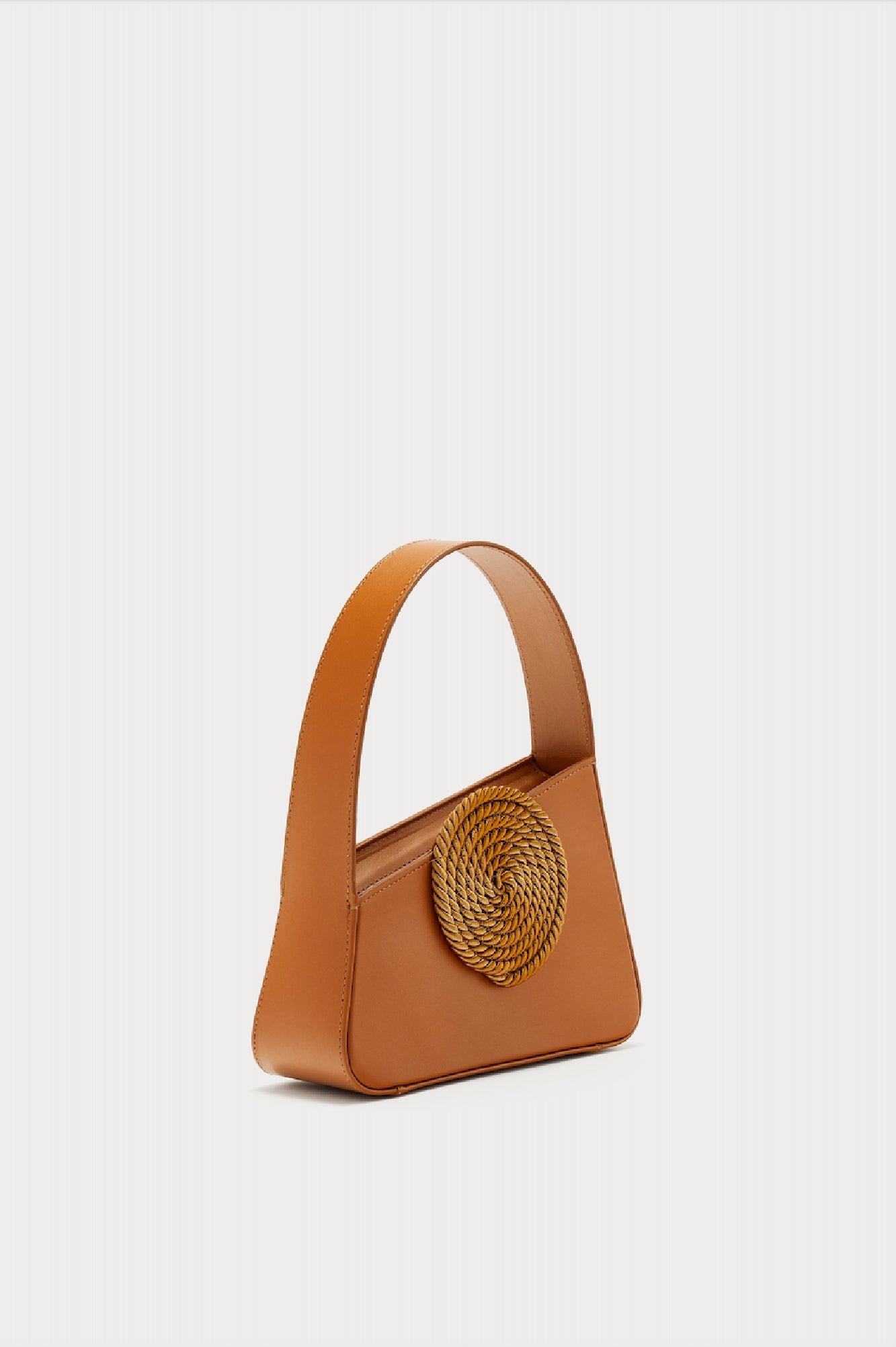 TABACCO ALBERT SMALL PASSEMENTERIE Sac passementerie asymétrique en cuir