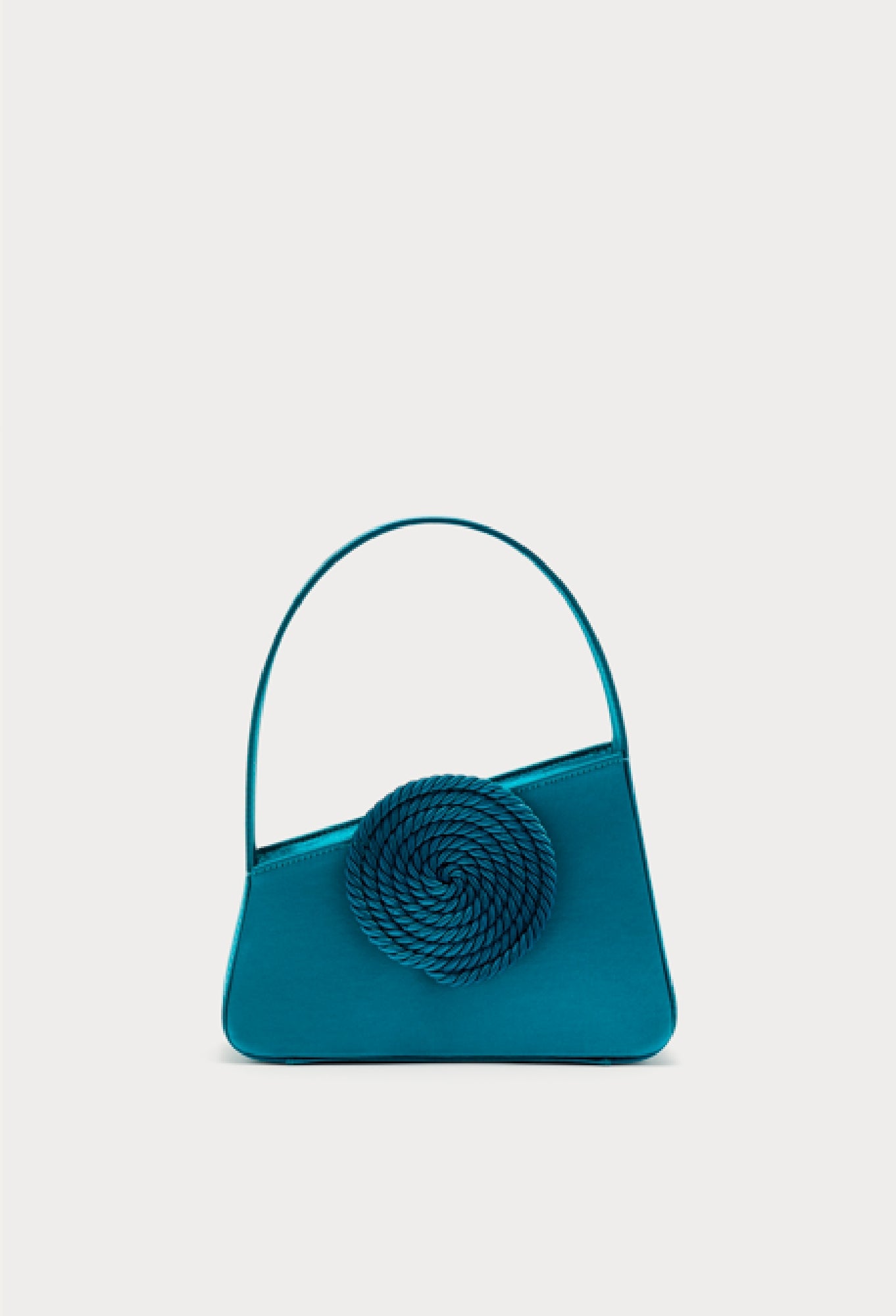 PETROLE ALBERT SMALL PASSEMENTERIE SATIN Sac passementerie asymétrique en satin