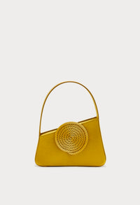 ANTIC GOLD ALBERT SMALL PASSEMENTERIE SATIN Sac passementerie asymétrique en satin