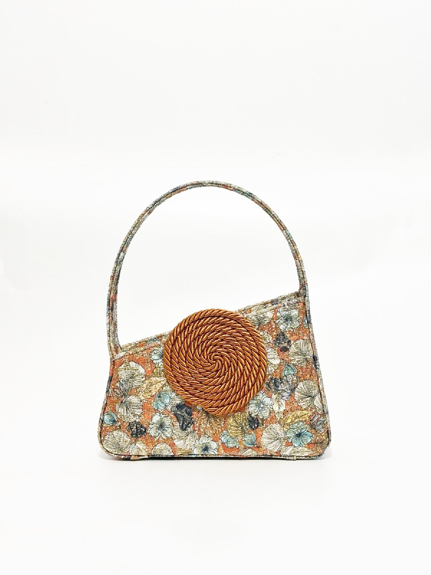 MULTICO ALBERT SMALL PASSEMENTERIE GLITTERS Sac passementerie asymétrique en cuir