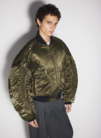 Blouson aviateur satiné - Military Green