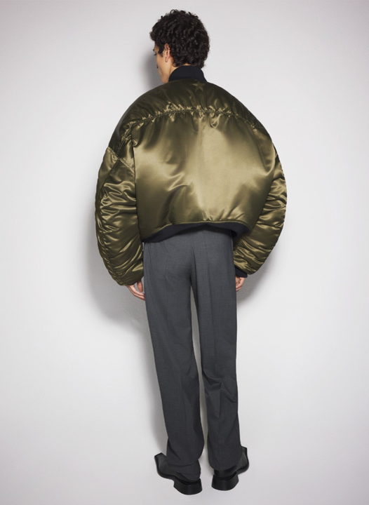 Blouson aviateur satiné - Military Green