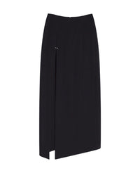 Jupe crayon ajouré - Black