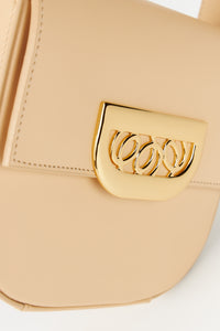 Sac Martin S avec une boucle en cuir - Beige