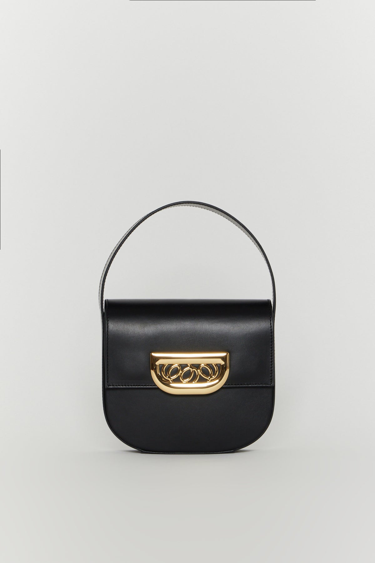 Sac Martin S avec une boucle en cuir - Black