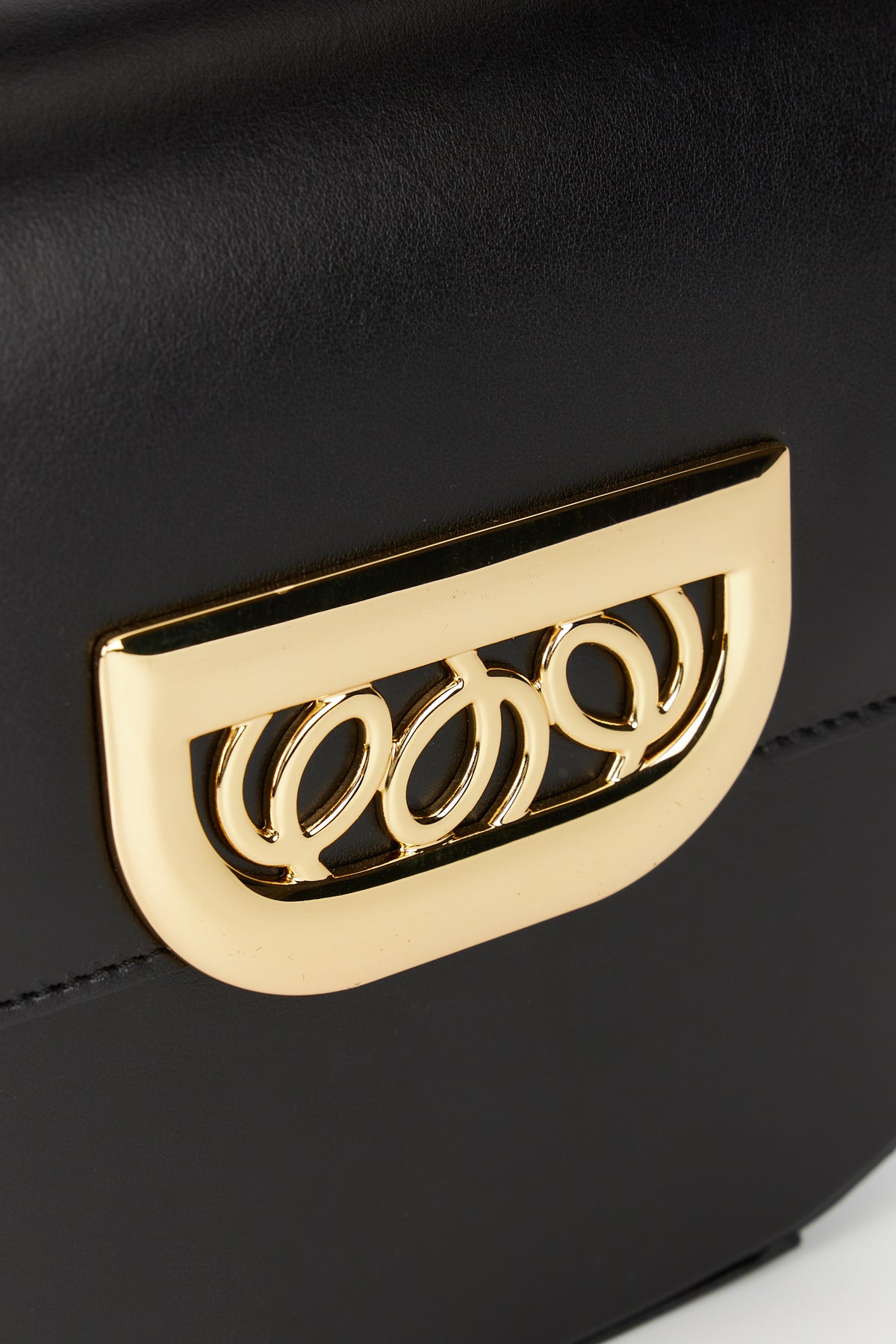 Sac Martin S avec une boucle en cuir - Black
