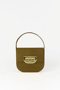Sac Martin S avec une boucle en cuir - Kaki