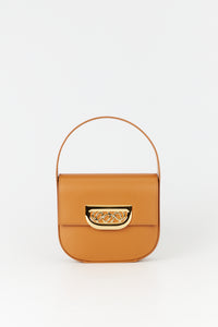Sac Martin S pailleté avec une boucle en cuir - Tobacco
