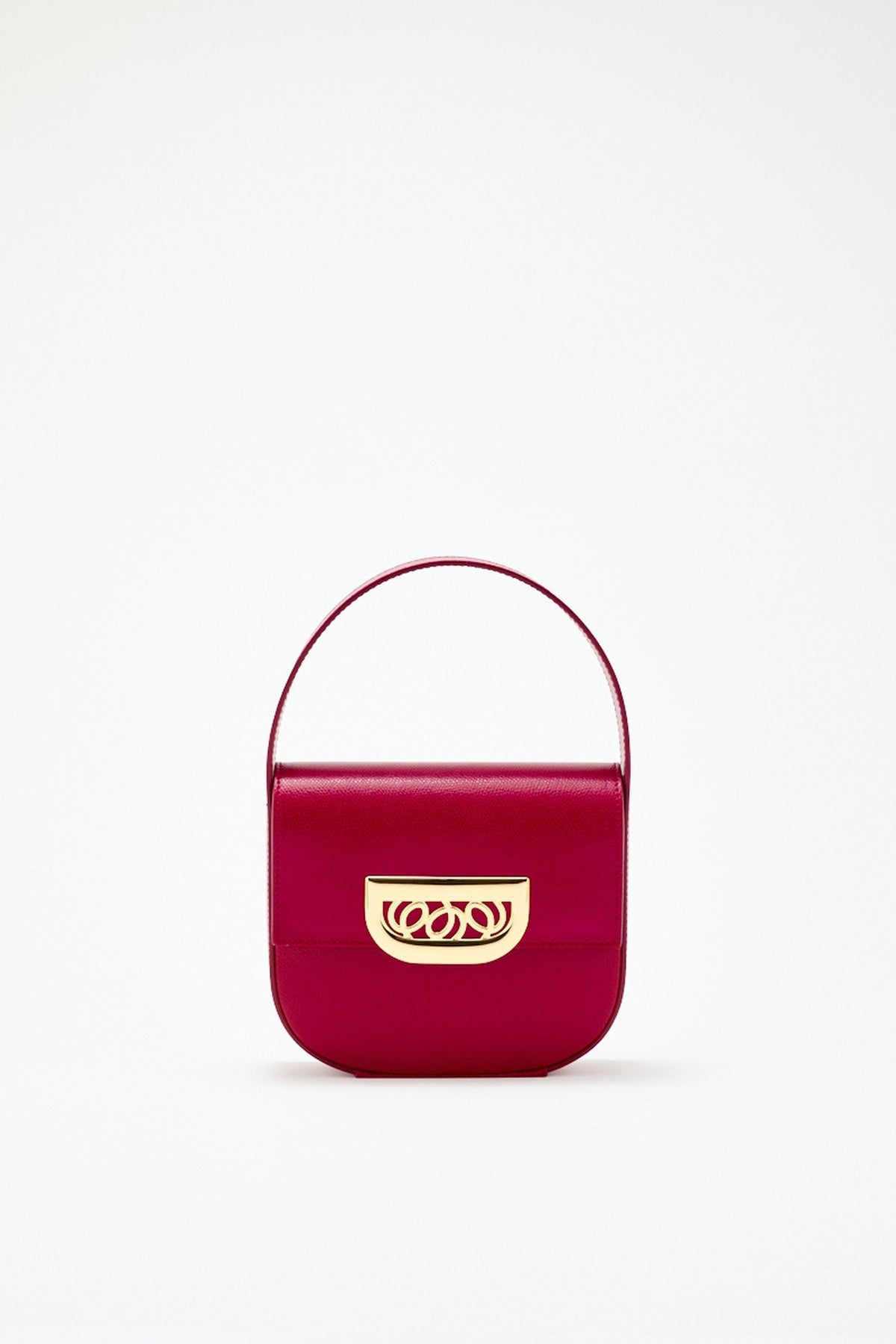 Sac Martin S avec une boucle en cuir - Red