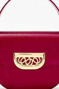 Sac Martin S avec une boucle en cuir - Red
