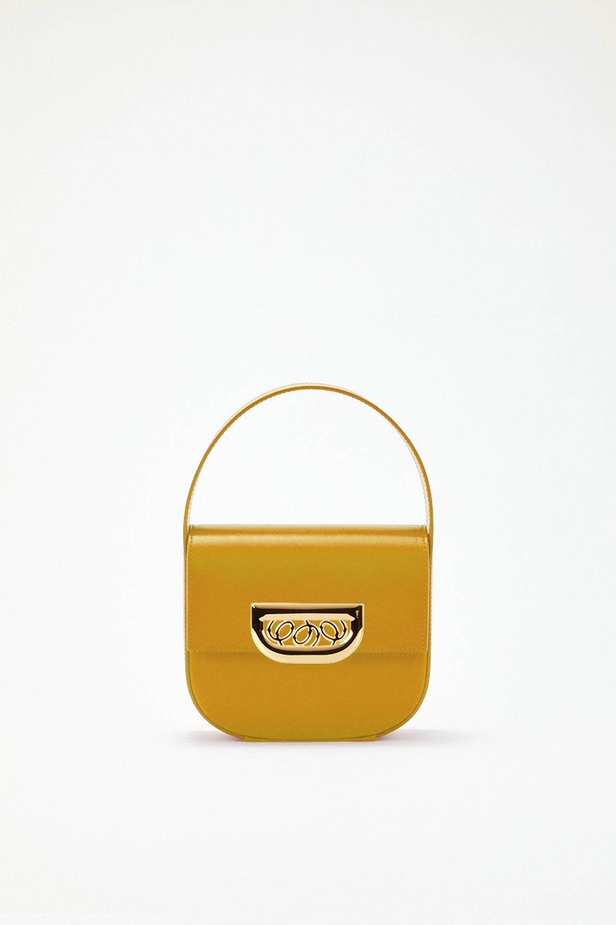 Sac Martin S avec une boucle en cuir - Mustard