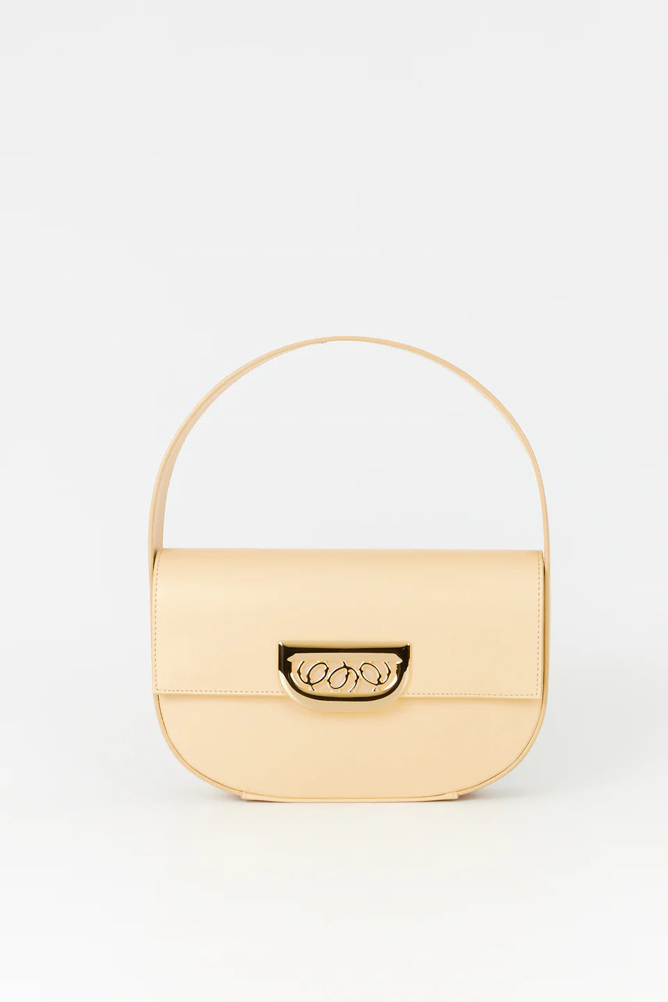 Sac Martin M avec une boucle en cuir - Beige