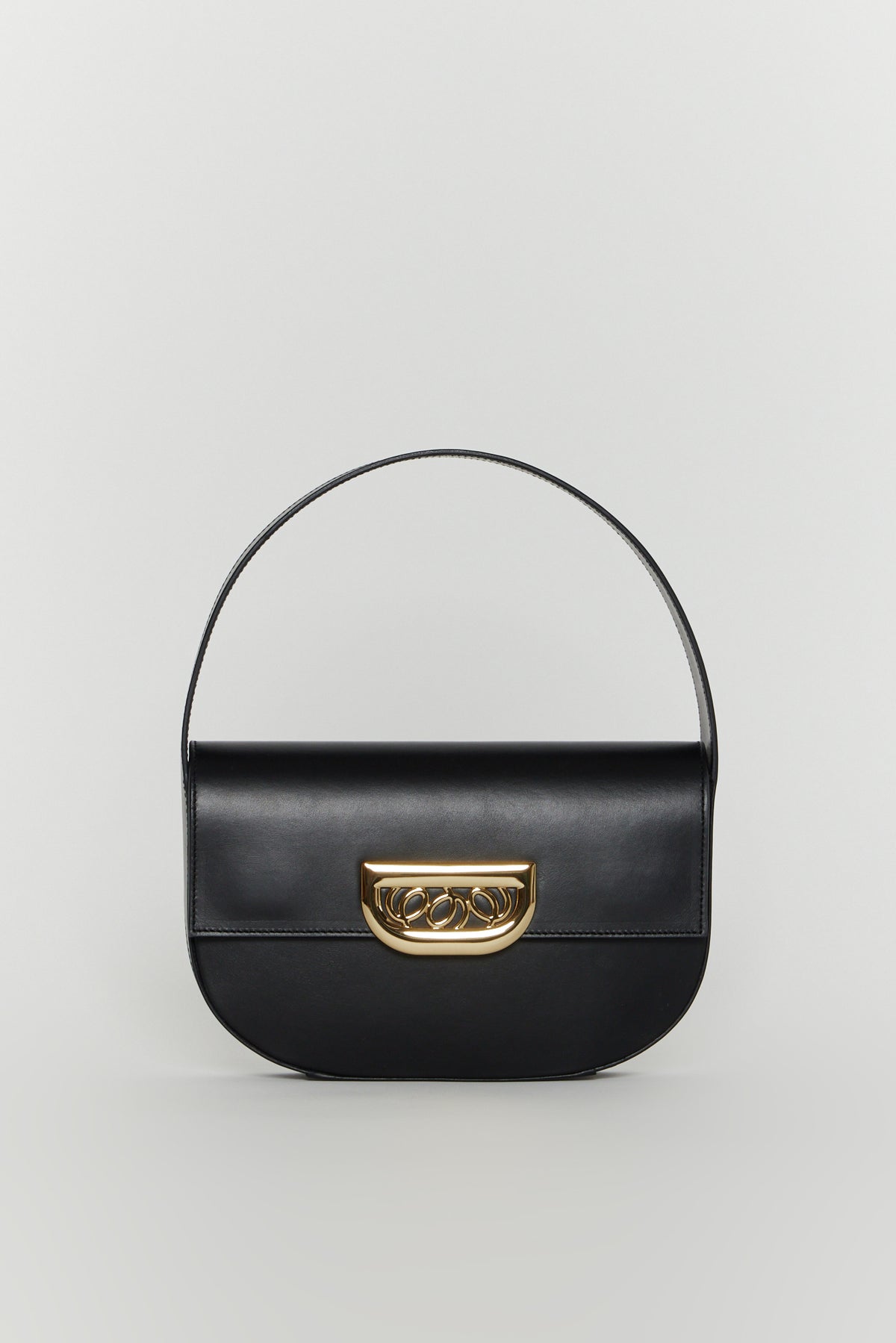Sac Martin M avec une boucle en cuir - Black