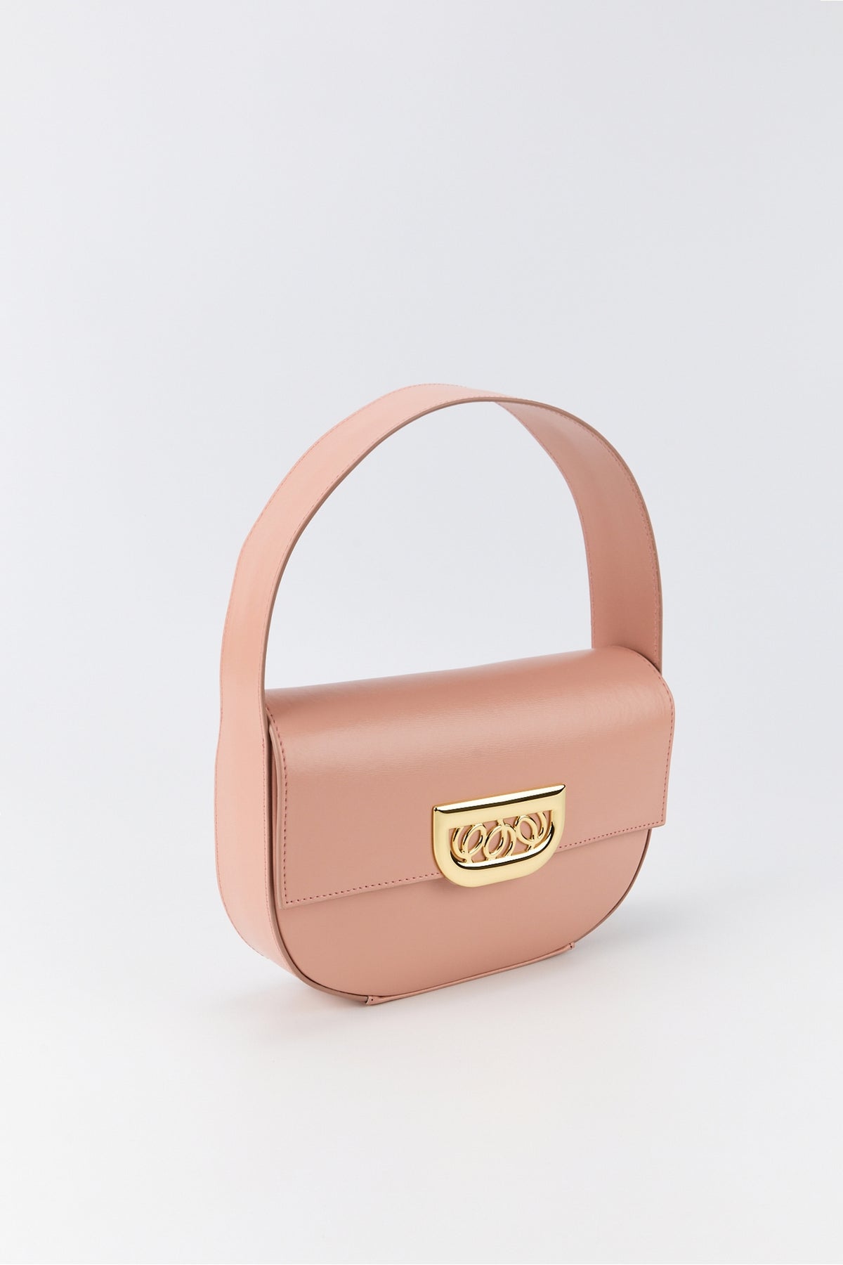 Sac Martin M avec une boucle en cuir - Pink