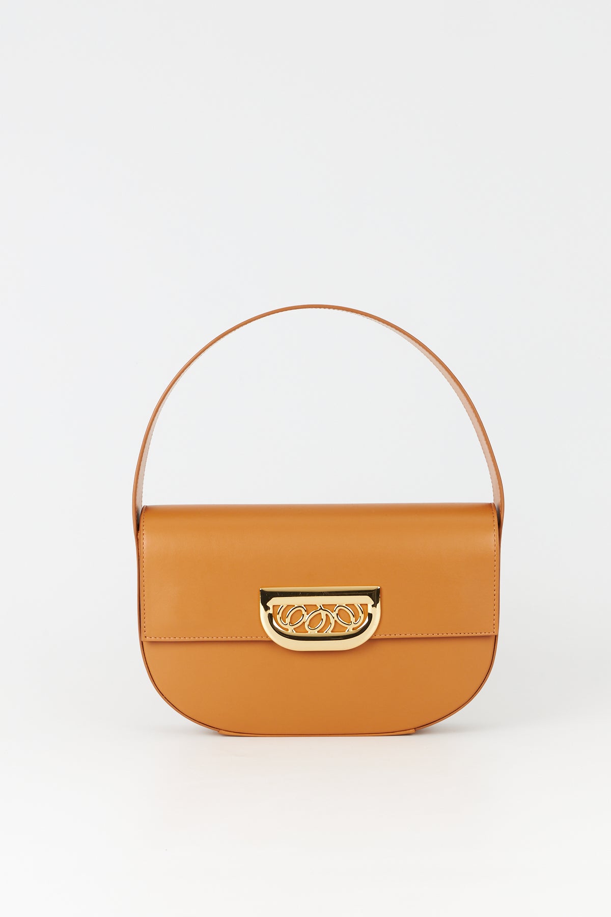Sac Martin M avec une boucle en cuir - Tabacco