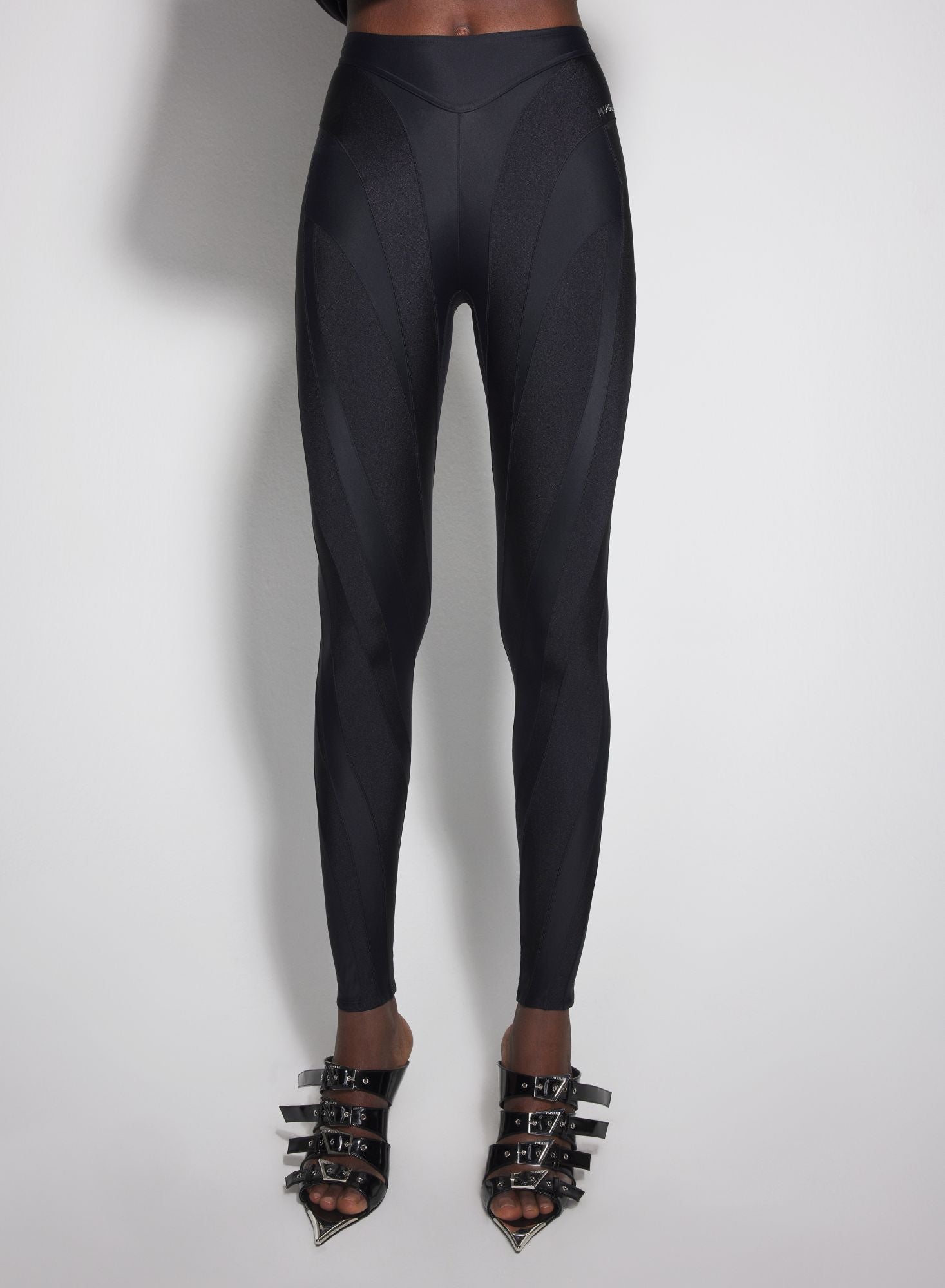 BLACK SPIRAL LEGGINGS