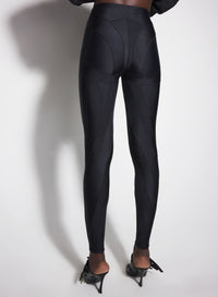 BLACK SPIRAL LEGGINGS