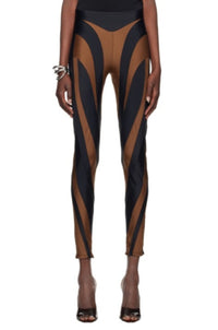 BLACK SPIRAL LEGGINGS