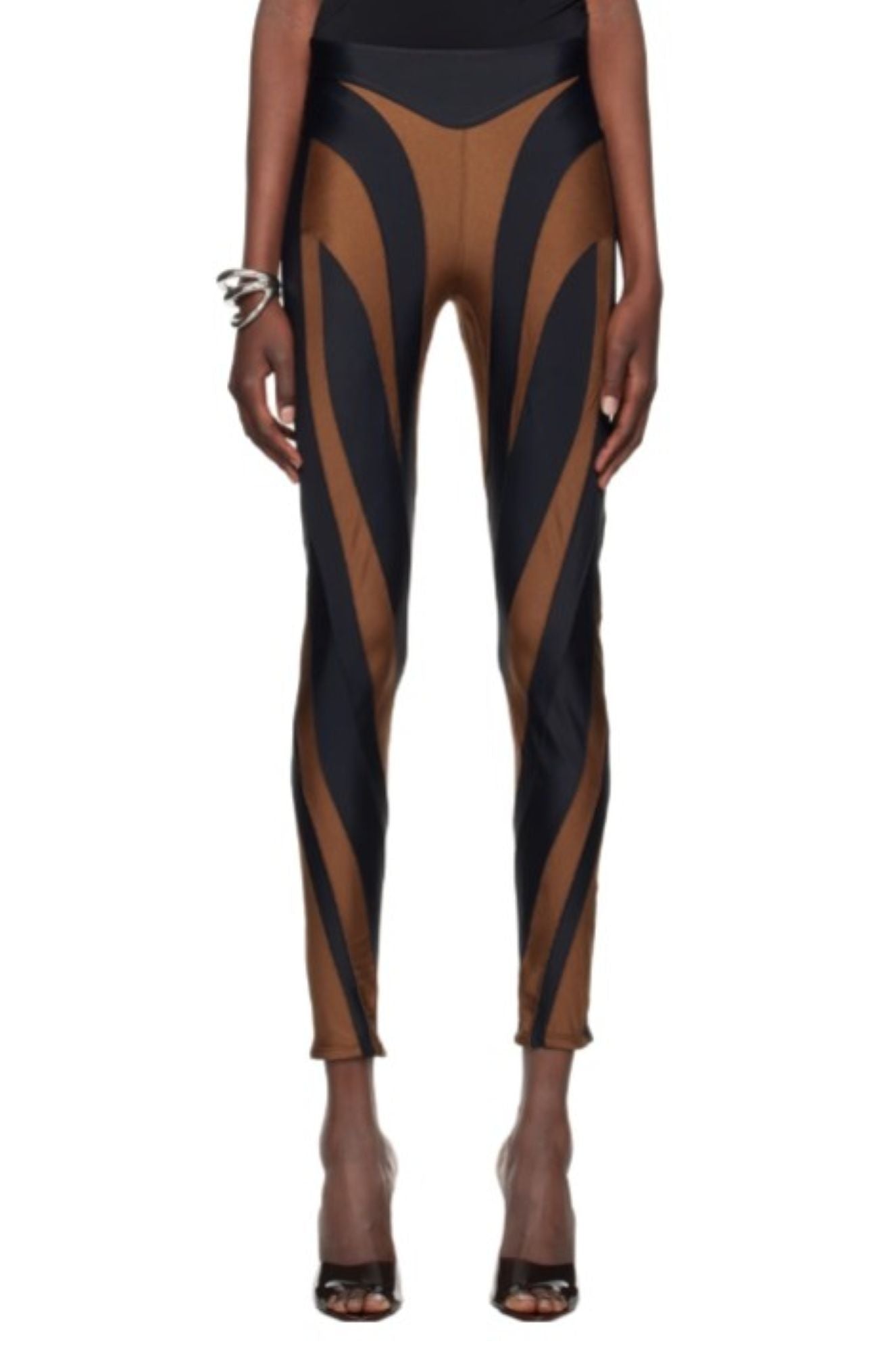 BLACK SPIRAL LEGGINGS