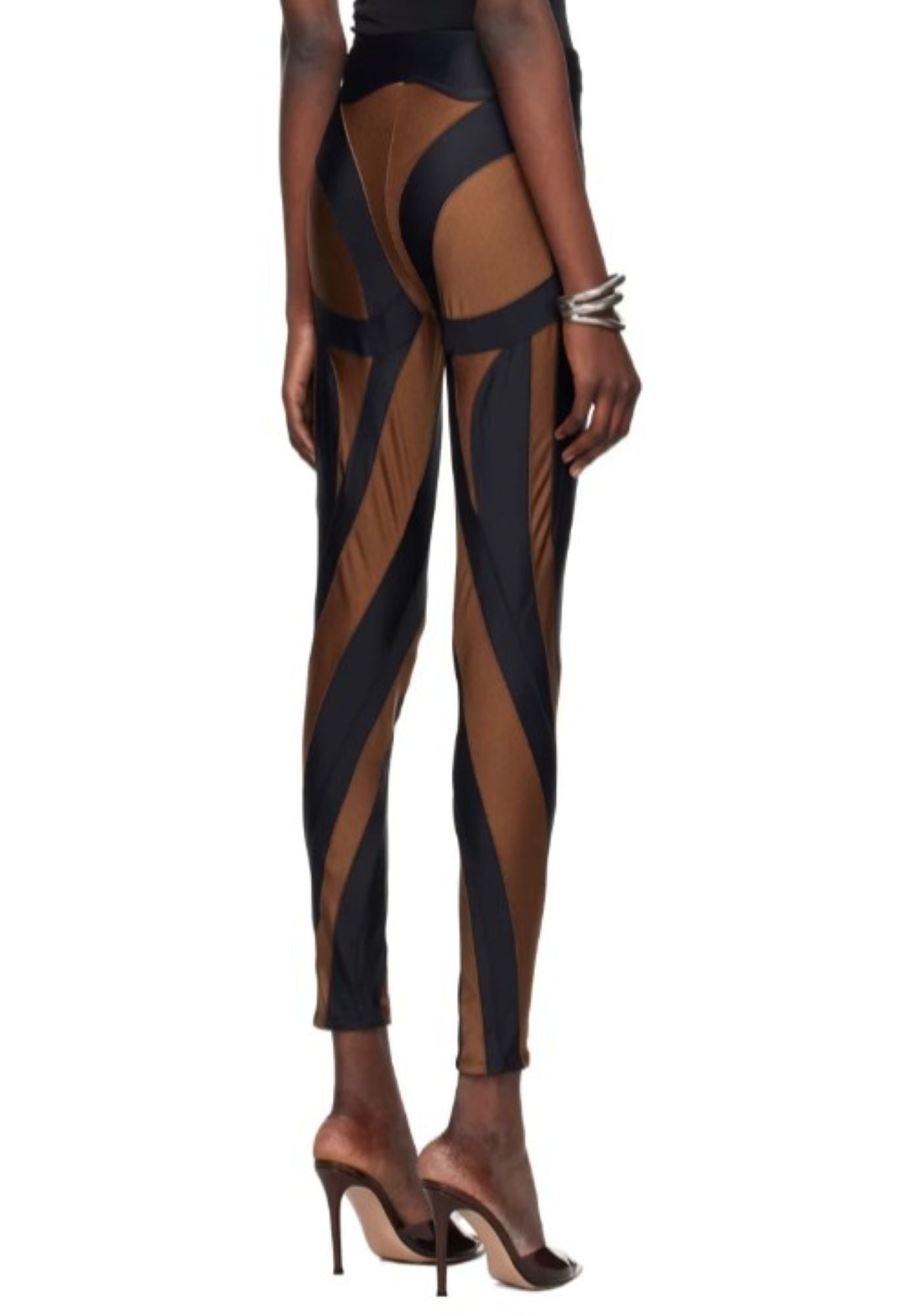 BLACK SPIRAL LEGGINGS
