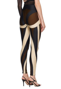 BLACK SPIRAL LEGGINGS