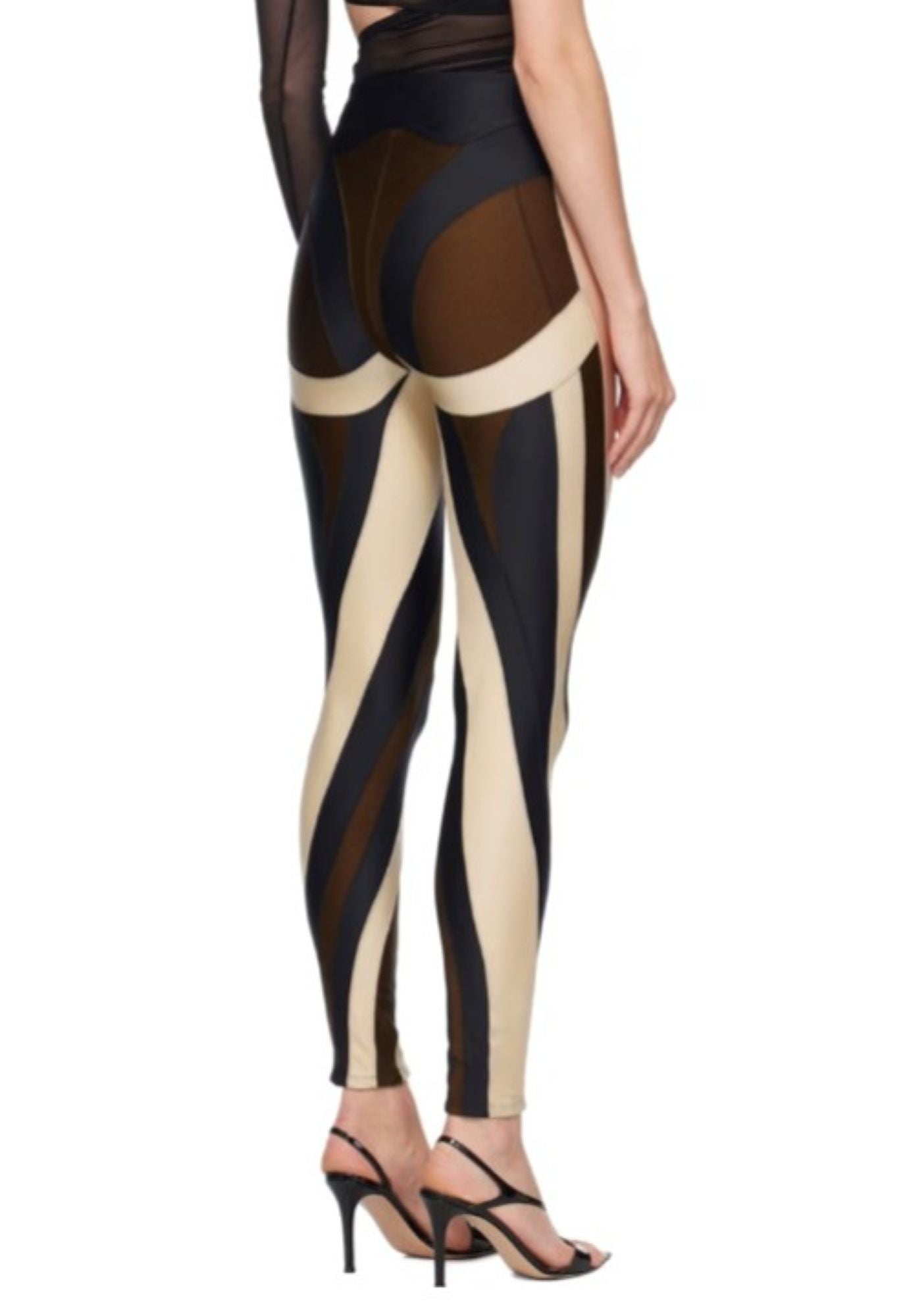 BLACK SPIRAL LEGGINGS