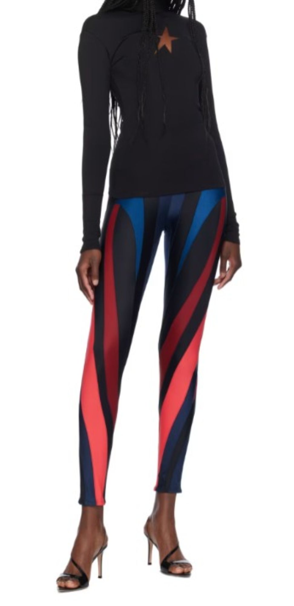 BLACK SPIRAL LEGGINGS