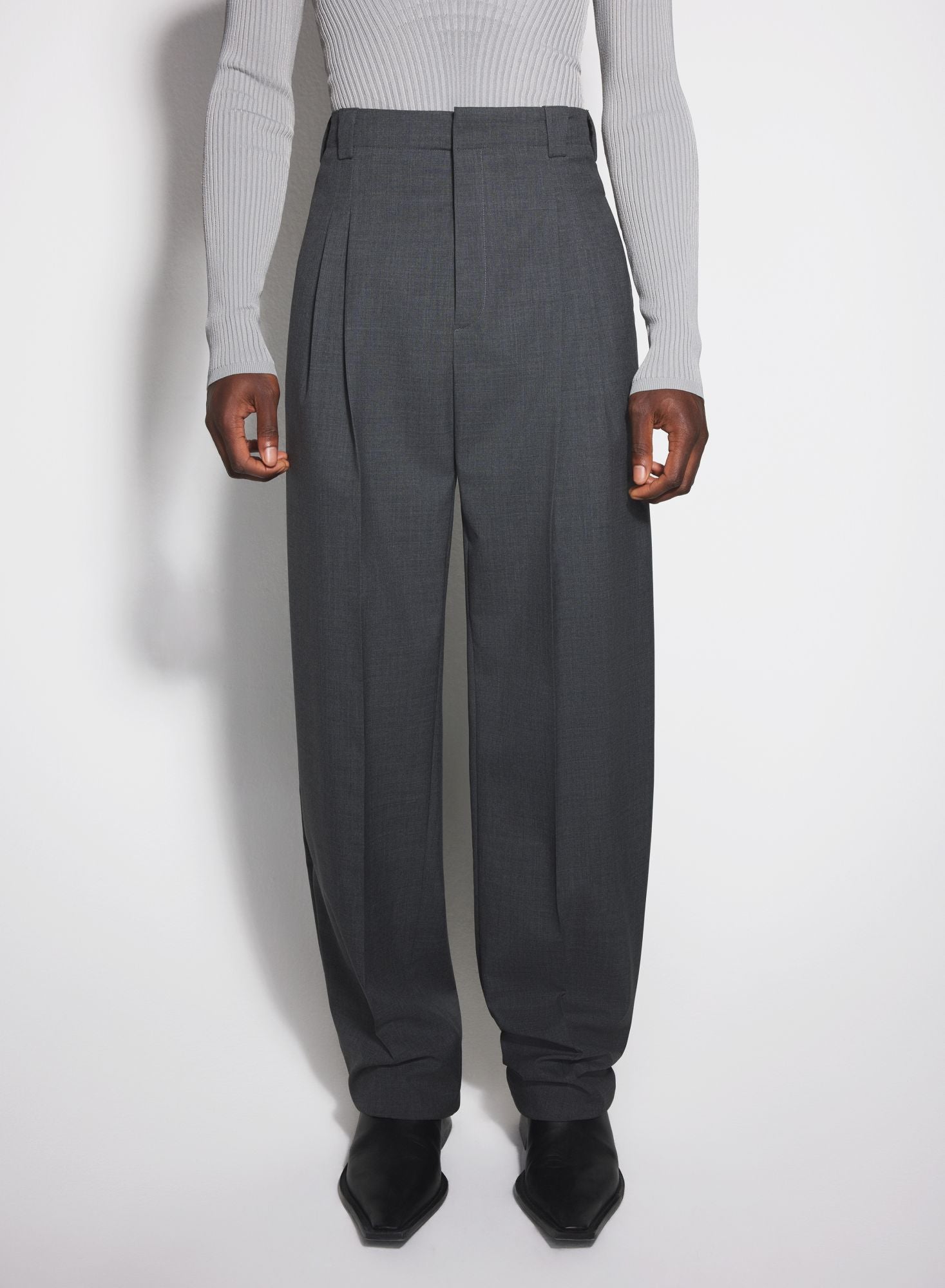 GREY MELANGE MU1025-24F1PA04582001_B1919