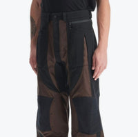 BLACK TECHNICAL FABRIC CARGO PANTS
