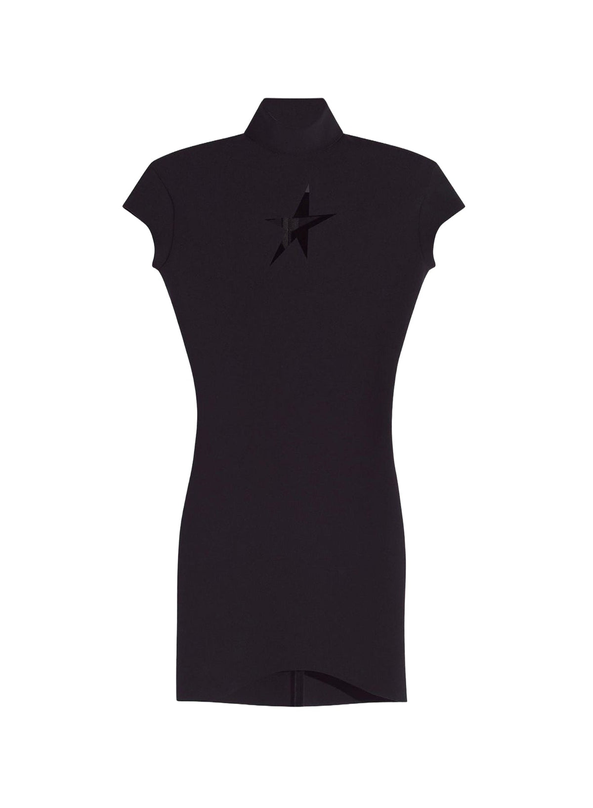 BLACK // black star mini dress