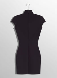 BLACK STAR MINI DRESS