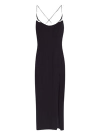 Robe cocktail à détails métalliques - Black