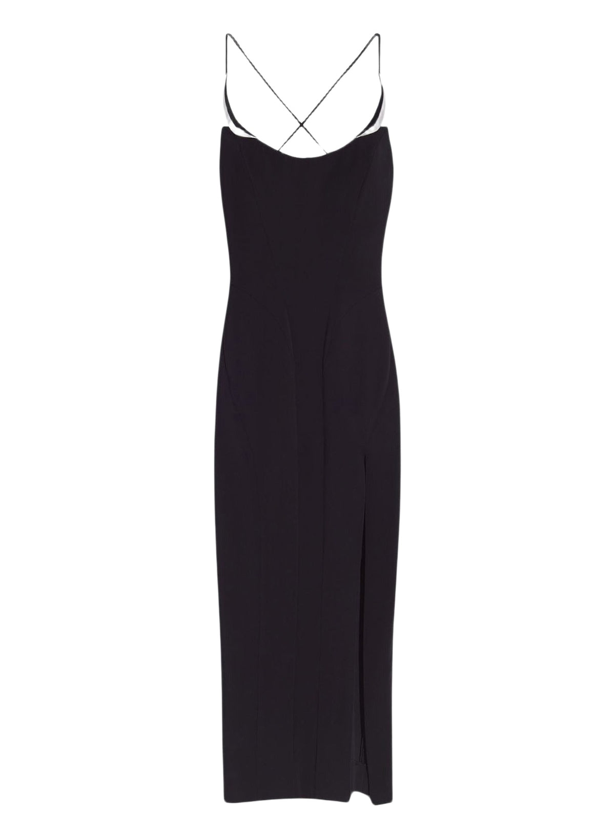 Robe cocktail à détails métalliques - Black