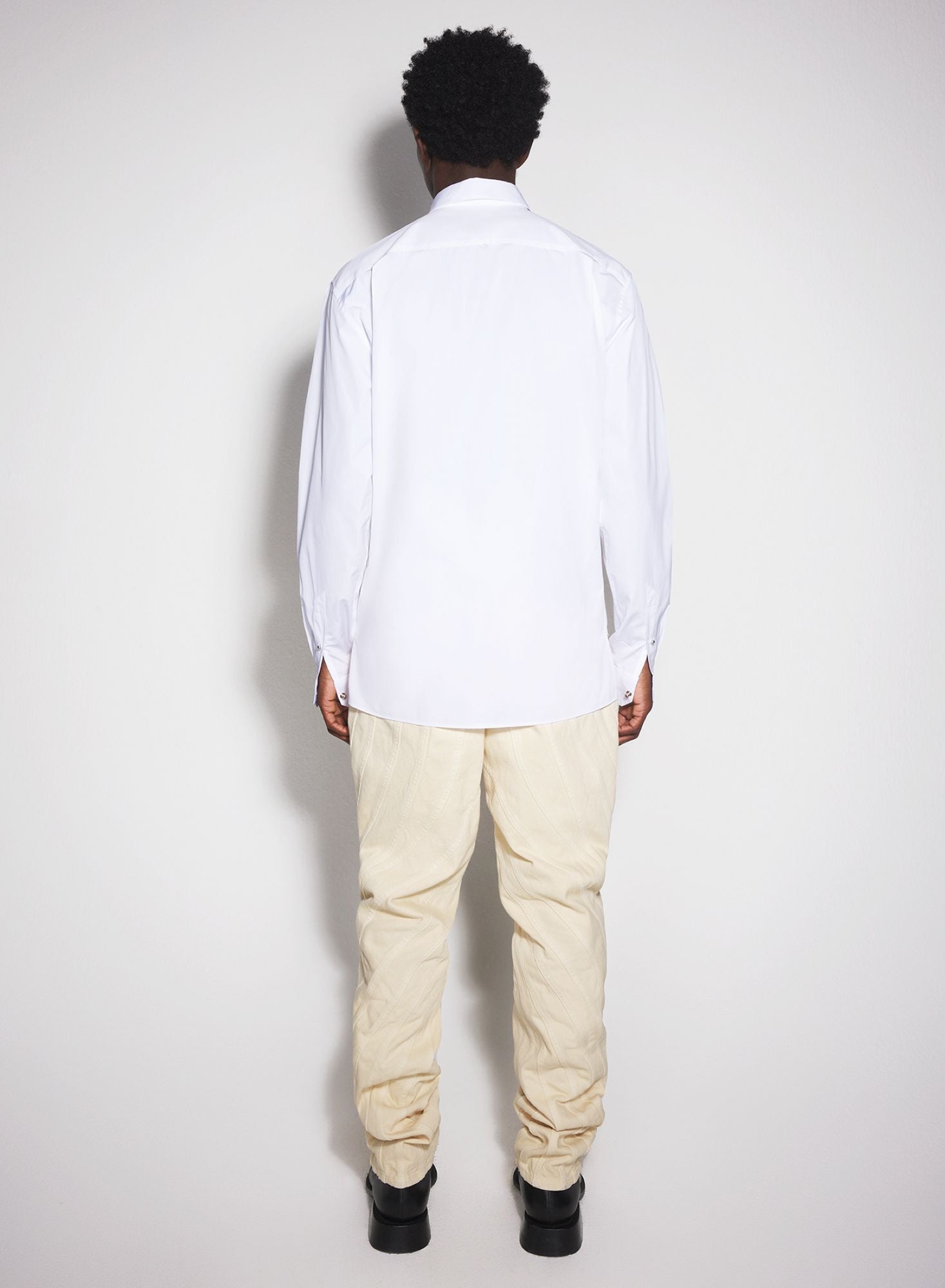 WHITE POPLIN SHIRT