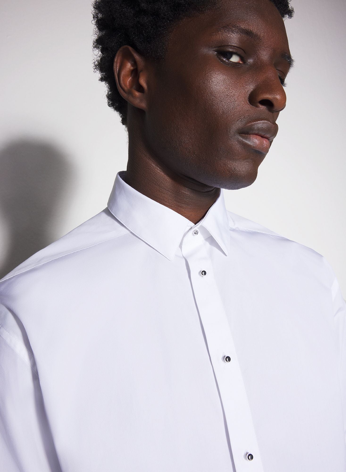 WHITE POPLIN SHIRT