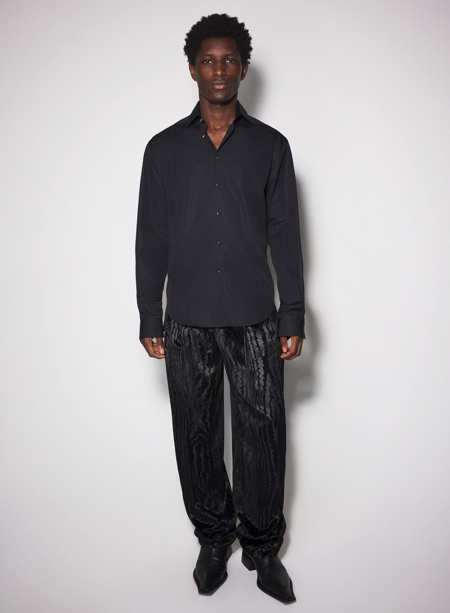 WHITE POPLIN SHIRT