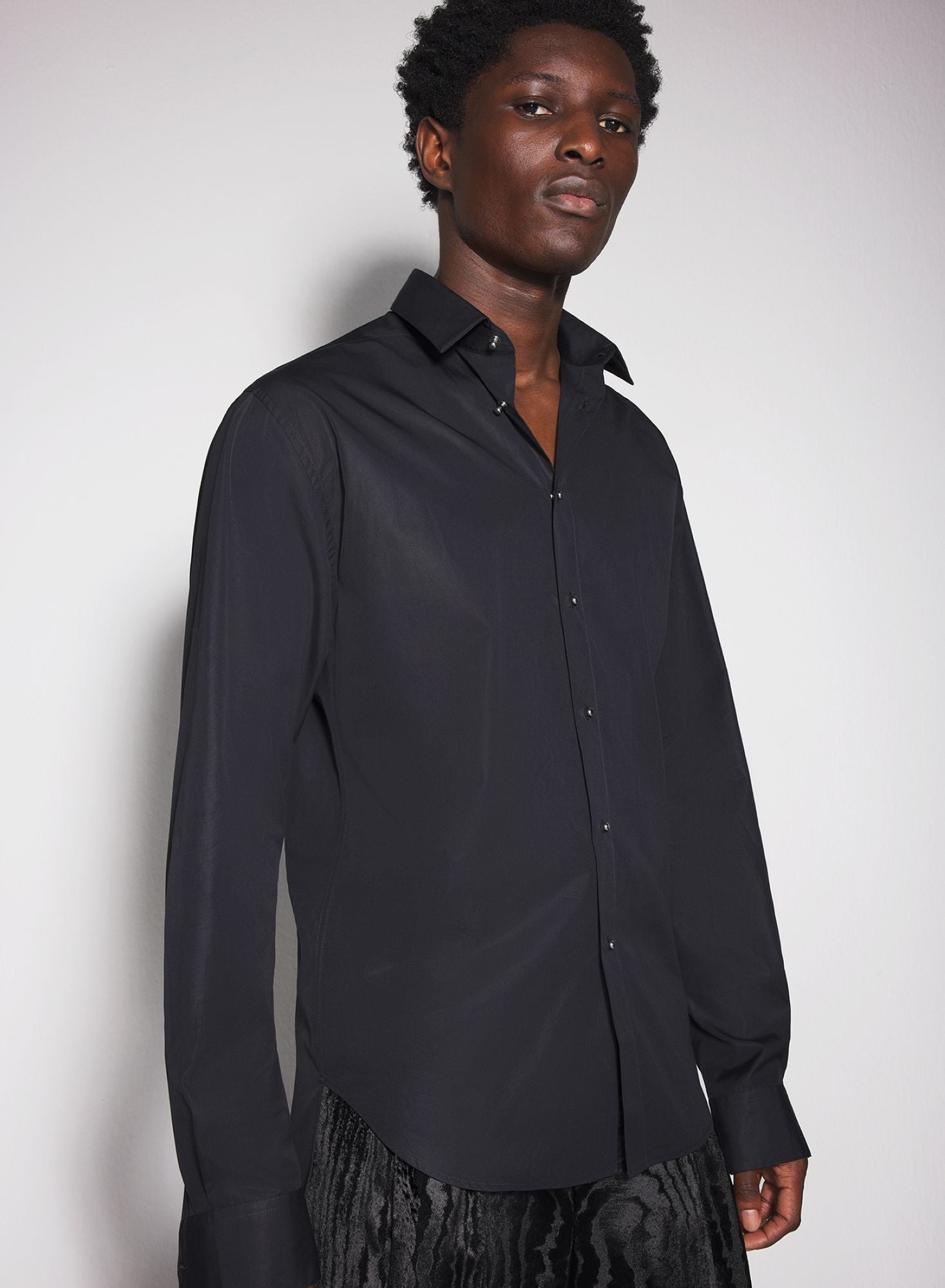 WHITE POPLIN SHIRT