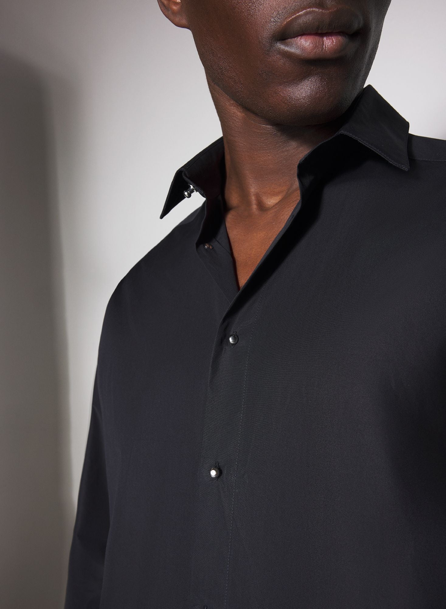 WHITE POPLIN SHIRT