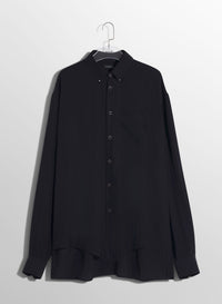 BLACK FLUID PIERCING SHIRT