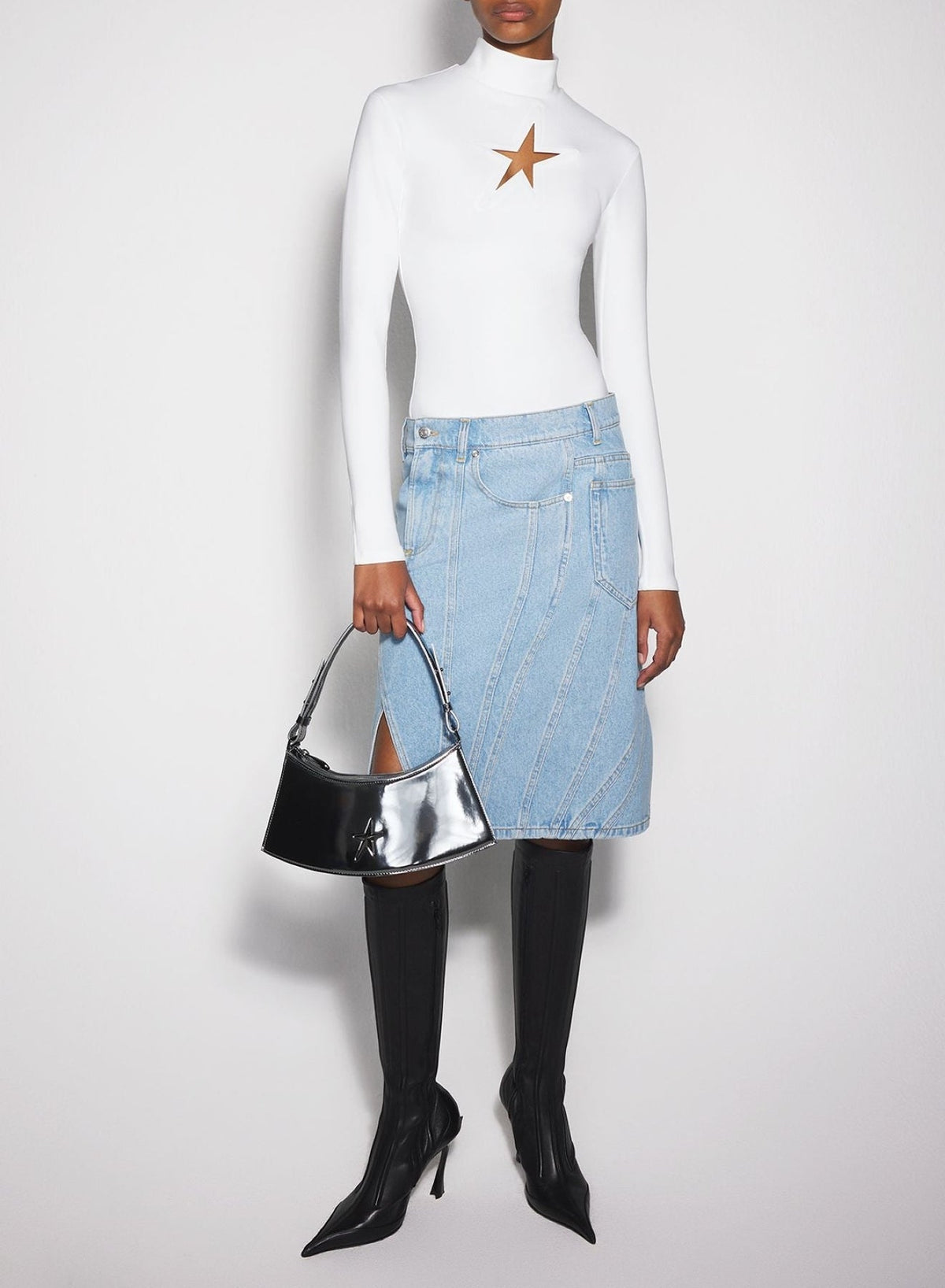 OFF WHITE // off-white star top