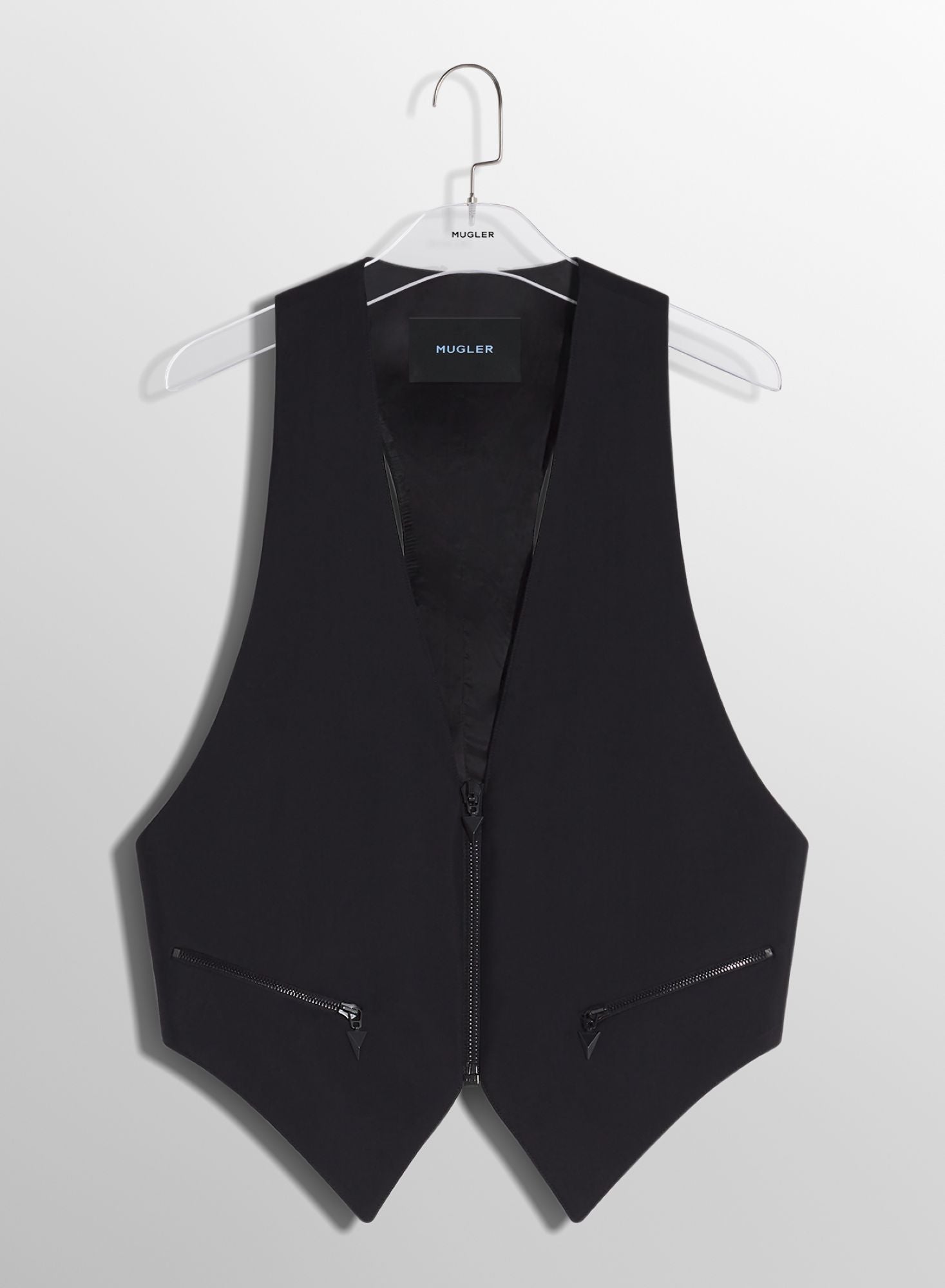 BLACK TAILORED VEST