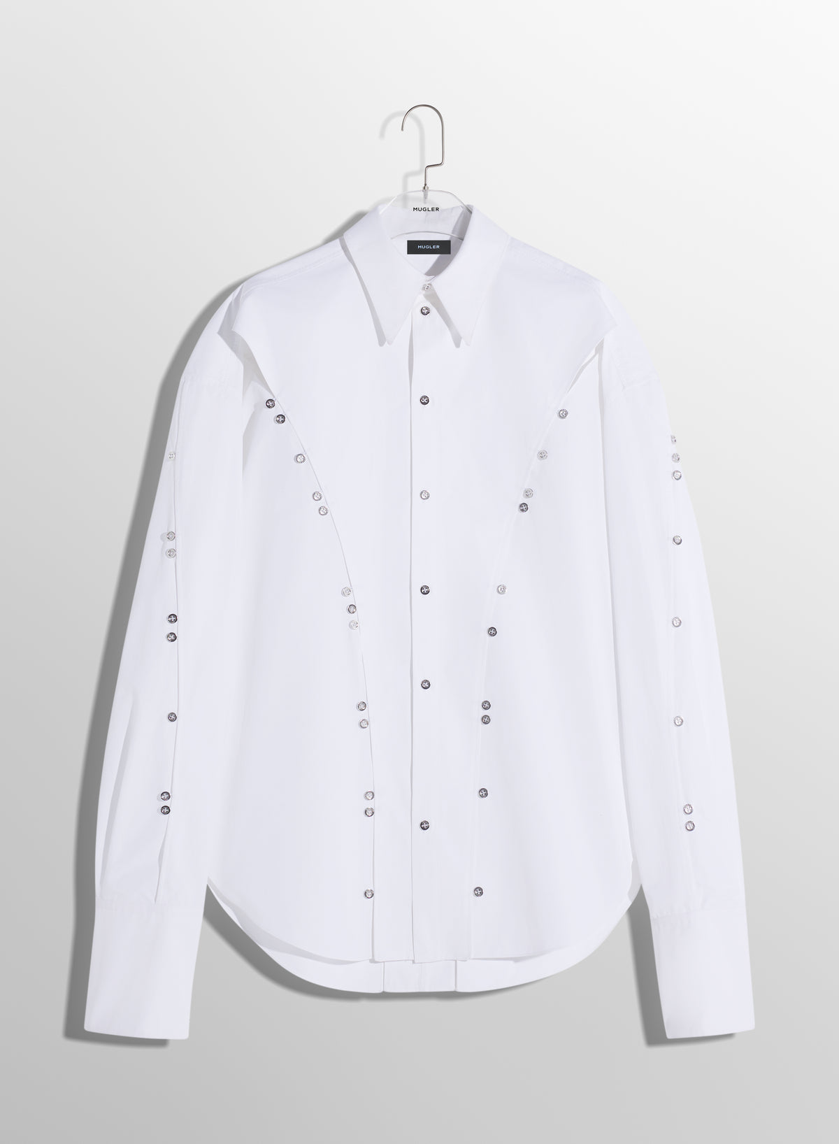 Chemise en popeline boutonnée - Blanc Optique
