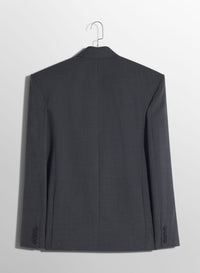 GREY OVERSIZED TAILORED JACKET