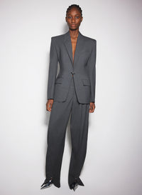 Veste tailored ajourée - Gris