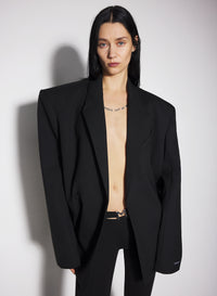 Veste tailored oversize - Black
