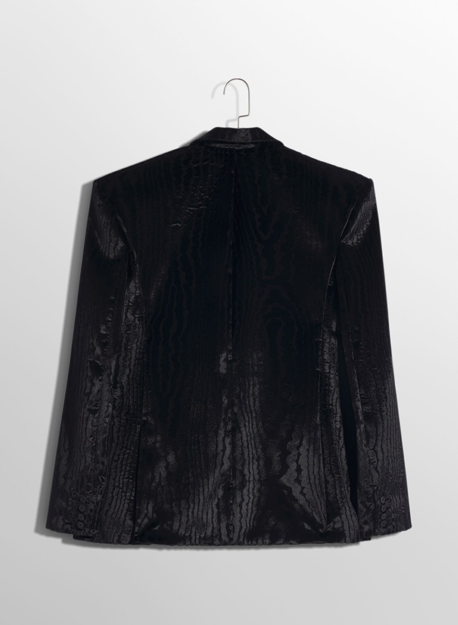 BLACK MOIRÉ VELVET JACKET