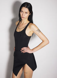 WHITE MUGLER STAR BODYSUIT