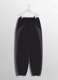 BLACK LIGHT FLEECE TRACK PANTS