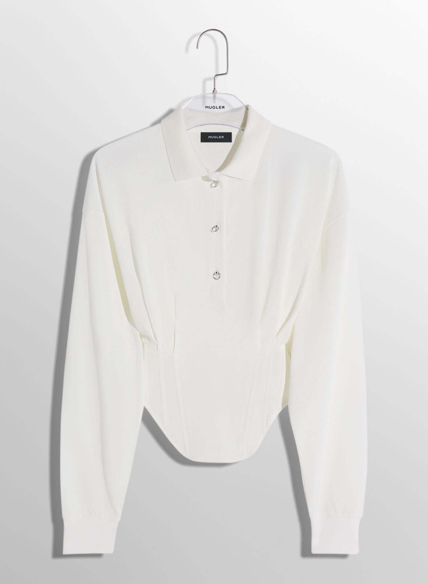 OFF-WHITE CORSETED POLO