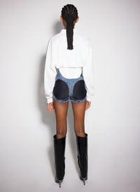 OFF-WHITE CORSETED POLO
